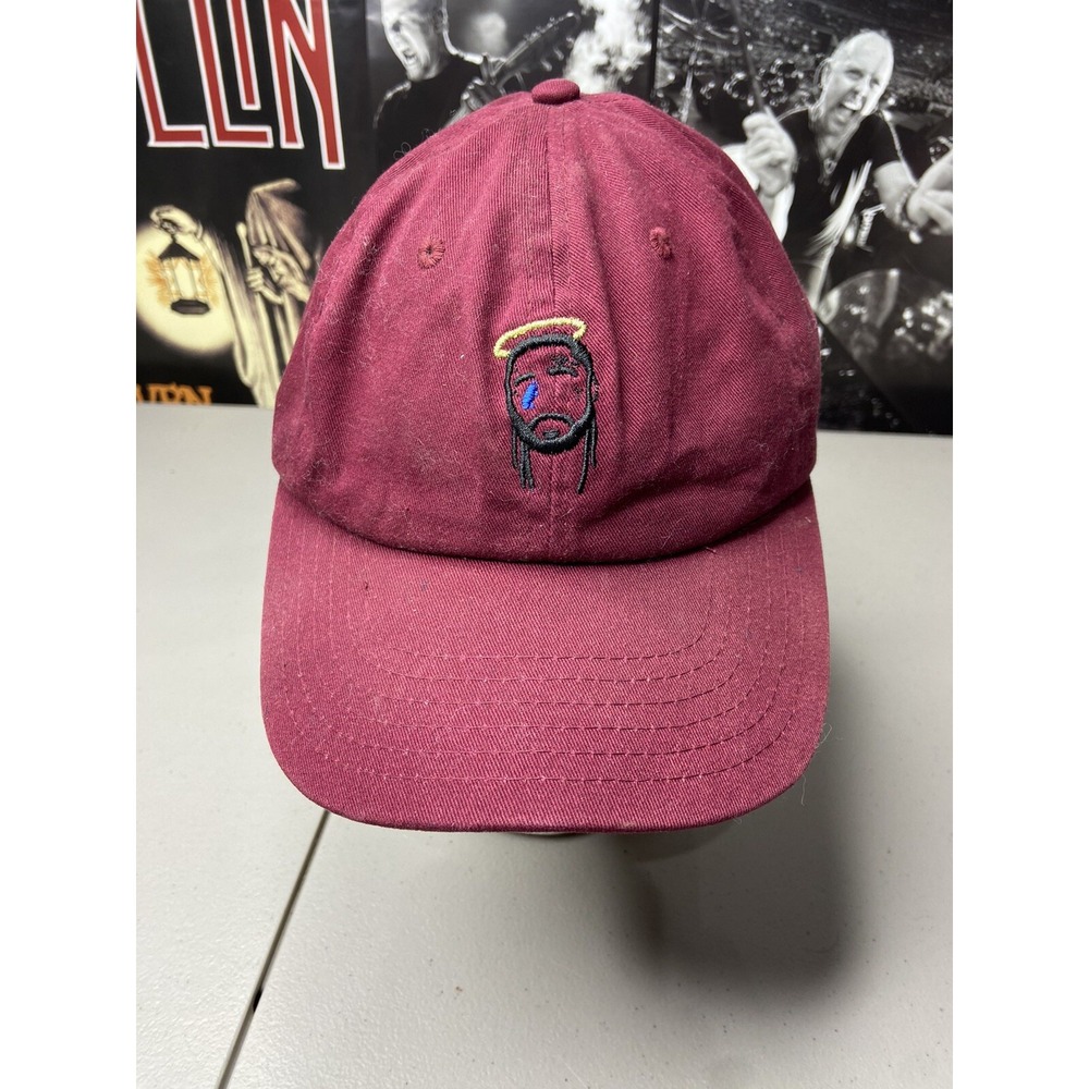 ASAP Rocky A$AP Mob Dad Hat Adjustable Strapback‎ Cap Maroon